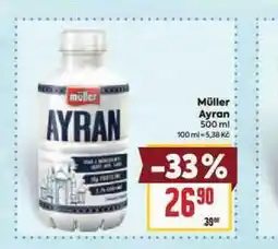 Billa Müller ayran nabídka