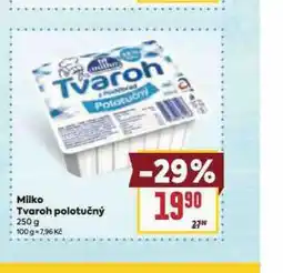Billa Milko tvaroh polotučný nabídka