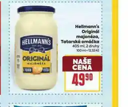 Billa Hellmann´s tatarská omáčka, majonéza nabídka