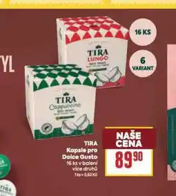 Billa Tira kapsle pro dolce dusto nabídka