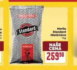 Billa Marila standard mletá káva nabídka