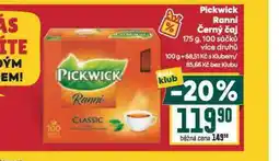 Billa Pickwick ranní černý čaj nabídka