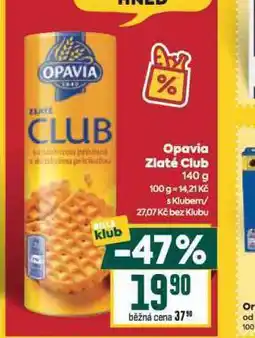 Billa Opavia zlaté club nabídka