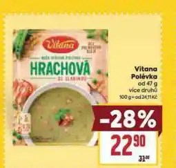 Billa Vitana polévka nabídka