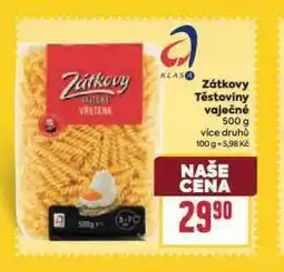 Billa Zátkovy vaječné těstoviny nabídka