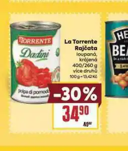 Billa La torrente rajčata nabídka