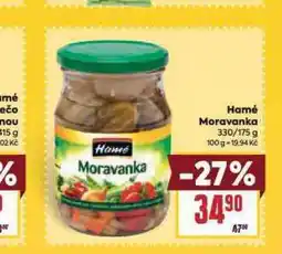 Billa Hamé moravanka nabídka