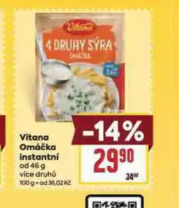 Billa Vitana omáčka instantní nabídka