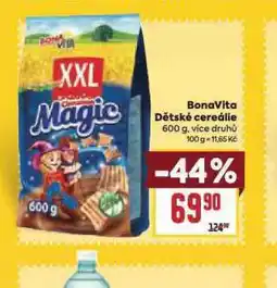 Billa Bonavita dětské cereálie nabídka