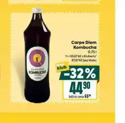 Billa Carpe diem kombucha nabídka