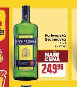 Billa Karlovarská becherovka nabídka