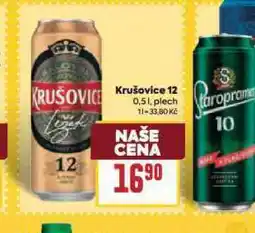 Billa Pivo krušovice 12 královský ležák nabídka