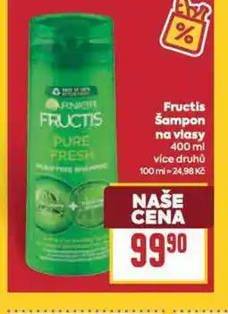 Billa Fructis šampon nabídka