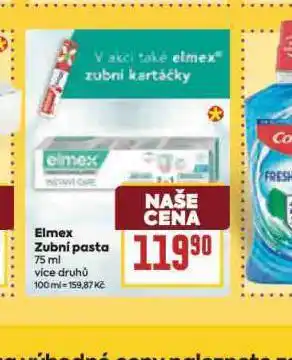 Billa Elmex zubní pasta nabídka