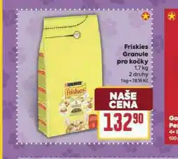 Billa Friskies granule pro kočky nabídka