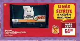 Billa Gourmet perle minifiletky pro kočky nabídka