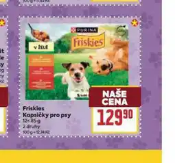 Billa Friskies kapsičky pro psy nabídka