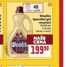 Billa Woolite speciální gel na praní nabídka