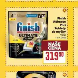 Billa Finish ultimate plus tablety do myčky nabídka