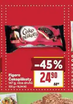Billa Figaro čokopiškoty nabídka