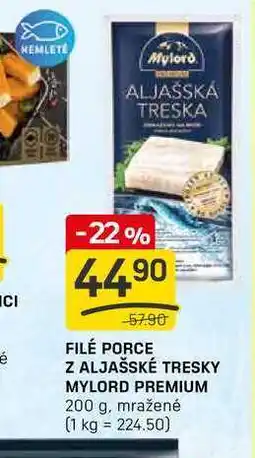 Flop FILÉ PORCE Z ALJAŠSKÉ TRESKY MYLORD PREMIUM 200 g, mražené nabídka