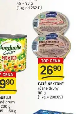 Flop PATÉ NEKTON různé druhy 90 g nabídka