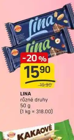 Flop LINA různé druhy 50 g nabídka