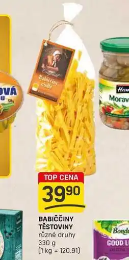 Flop BABIČČINY TĚSTOVINY různé druhy 330 g nabídka