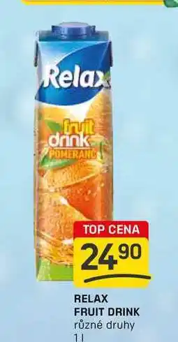 Flop RELAX FRUIT DRINK různé druhy nabídka