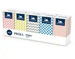 Tesco Harmony papírové kapesníčky, 10×10 ks, 3-vrstvé 100ks nabídka