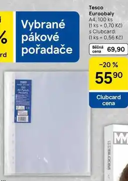 Tesco Tesco Euroobaly A4, 100 ks nabídka