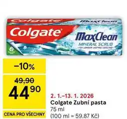 Tesco Colgate MaxClean Zubní pasta, 75 ml nabídka