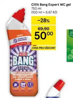 Tesco Cillit Bang Expert WC gel, 750 ml nabídka