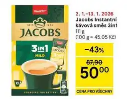 Tesco Jacobs Instantní kávová směs 3in1, 111 g nabídka