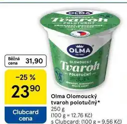 Tesco Olma Olomoucký tvaroh polotučný, 250 g nabídka