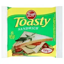 Tesco Zott Toasty Sandwich tavený plátkový sýr 8 x 18,75g nabídka