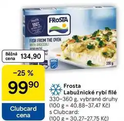 Tesco Frosta Labužnické rybí filé, 330-360 g. vybrané druhy nabídka