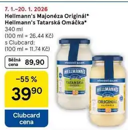 Tesco Hellmann's Majonéza Originál, 340 ml nabídka