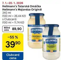 Tesco Hellmann's Tatarská Omáčka, 340 ml nabídka