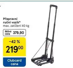 Tesco Přepravní ruční vozík, max. zatížení 40 kg nabídka