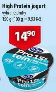 CBA High Protein jogurt, 150 g nabídka