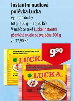 CBA Instantní nudlová polévka Lucka, 60 g nabídka