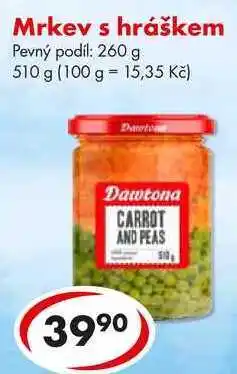 CBA Mrkev s hráškem, 510 g nabídka