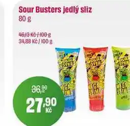 BonVeno Sour Busters jedlý sliz 80 g nabídka