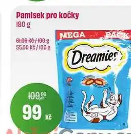 BonVeno DREAMIES Pamisek pro kočky 180 g nabídka