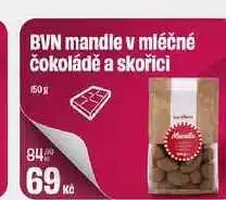 BonVeno BVN mandle v mléčné čokoládě a skořici 150g nabídka