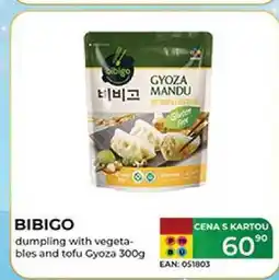 Tamda Foods BIBIGO dumpling with vegeta bles and tofu Gyoza 300g nabídka