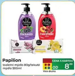 Tamda Foods Papilion toaletní mýdlo 80g/tekuté mýdlo 500ml nabídka