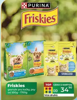 Tamda Foods Friskies granule pro kočky, psy od 500g - 1700g nabídka