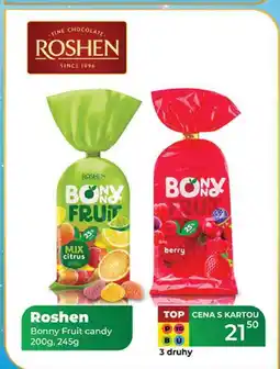 Tamda Foods Roshen Bonny Fruit candy 200g, 245g nabídka